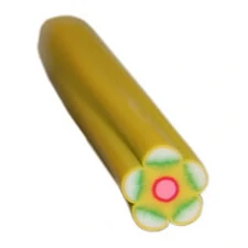 FIMO ART STICK - WHITE & GREEN FLOWER