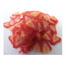 SLICED FIMO FRUIT - STRAWBERRY (500PCS)