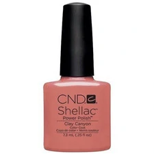 CND SHELLAC CLAY CANYON UV COLOR COAT - GEL NAIL POLISH