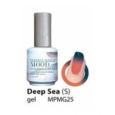 LECHAT DEEP SEA SHIMMER PERFECT MATCH MOOD COLOR CHANGING GEL POLISH MPMG25
