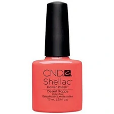 CND SHELLAC DESERT POPPY UV COLOR COAT - GEL NAIL POLISH