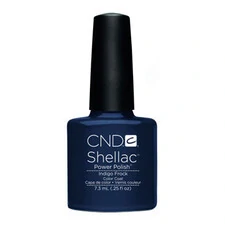 CND SHELLAC UV COLOR COAT - GEL NAIL POLISH - INDIGO FROCK