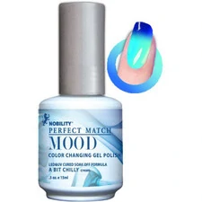 LECHAT GLISTENING WATERFALL FROST PERFECT MATCH MOOD COLOR CHANGING GEL POLISH MPMG14