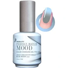 LECHAT BLUE MOON CREAM PERFECT MATCH MOOD COLOR CHANGING GEL POLISH MPMG12