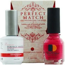 LECHAT PERFECT MATCH GEL POLISH & NAIL LACQUER COSMOPOLITAN 2-.5OZ/15ML - PMS24