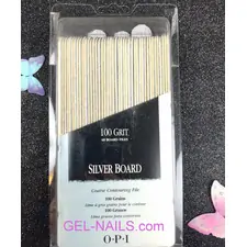 OPI FILES SILVER BOARD 100 GRIT 48 PCS