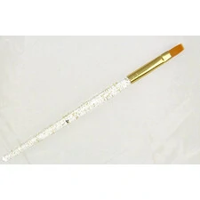 #4 GEL BRUSH GLITTER GOLD HANDLE