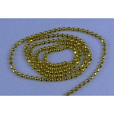 NAIL ART METAL GOLD BALLS CHAIN 12 INCHES