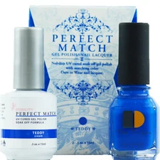 LECHAT PERFECT MATCH GEL POLISH & NAIL LACQUER TEDDY 2-.5OZ/15ML