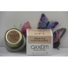 AXXIUM OPI SOAK-OFF GEL LACQUER PENNY FOR YOUR THOUGHTS 6 GM - 0.21OZ