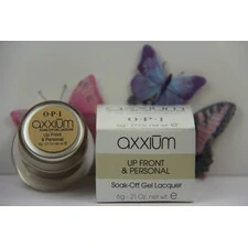 AXXIUM OPI SOAK-OFF GEL LACQUER UP FRONT & PERSONAL 6G - 0.21OZ