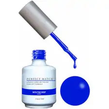 LECHAT PERFECT MATCH GEL POLISH & NAIL LACQUER - INTO THE DEEP .5OZ-15ML - PMS156