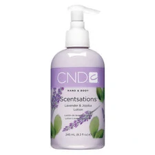 LAVENDER & JOJOBA HAND & BODY LOTION BY CND SCENTSATIONS 245 ML 8.3 OZ