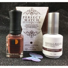 LECHAT PERFECT MATCH GEL POLISH & NAIL LACQUER- RISQUÉ BUSINESS PMS184