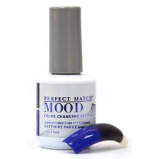 LECHAT SAPPHIRE NIGHT PERFECT MATCH MOOD COLOR CHANGING GEL POLISH MPMG43