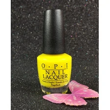 OPI NAIL LACQUER NO FAUX YELLOW NLBB8 TRU NEON COLLECTION SUMMER