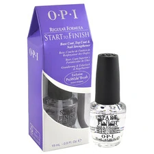 OPI START TO FINISH BASE COAT TOP COAT NAIL STRENGTHENER .5OZ 15ML