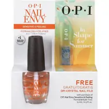 OPI NAIL ENVY SENSITIVE & PEELING WITH CRYSTAL NAIL FILE