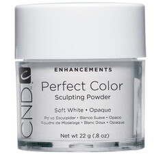 CND PERFECT COLOR SCULPTING POWDER SOFT WHITE OPAQUE 22G - .8OZ