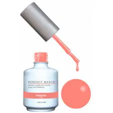 LECHAT PERFECT MATCH GEL POLISH & NAIL LACQUER - SUNKISSED .5OZ -15ML - PMS152