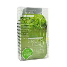 VOESH DELUXE PEDICURE IN A BOX 4 IN 1 - SOAK, SCRUB, MASQUE, MASSAGE - GREEN TEA DETOX
