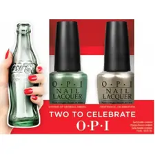 OPI COCA COLA DUO LACQUER SET TWO TO CELEBRATE