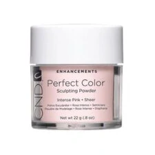 CND PERFECT COLOR SCULPTING POWDER INTENSE PINK SHEER 22G - .8OZ
