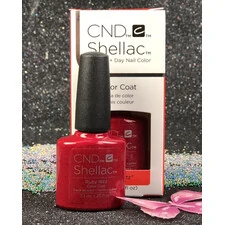 CND SHELLAC RUBY RITZ COLOR COAT GEL NAIL POLISH