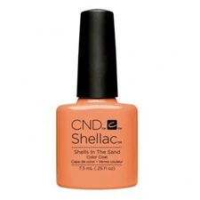 CND SHELLAC SHELLS IN THE SAND UV COLOR COAT - GEL NAIL POLISH - RHYTHM & HEAT SUMMER COLLECTION