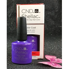 CND SHELLAC VIDEO VIOLET 91409 GEL COLOR COAT NEW WAVE COLLECTION