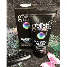 GELISH POLYGEL NATURAL CLEAR SHEER #1712001 60G 2 OZ