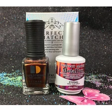 LECHAT PERFECT MATCH METALLUX ETERNAL MLMS02 GEL POLISH & NAIL LACQUER 2-.5OZ/15ML
