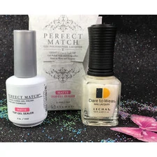 LECHAT PERFECT MATCH MATTE PMTM01 GEL POLISH & NAIL LACQUER 2-.5OZ/15ML