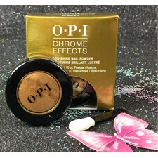 OPI CHROME EFFECTS GOLD DIGGER MIRROR-SHINE NAIL POWDER CP008