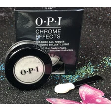 OPI CHROME EFFECTS TIN MAN CAN MIRROR-SHINE NAIL POWDER CP001