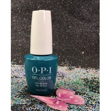 OPI TEAL ME MORE, TEAL ME MORE GCG45 GEL COLOR GREASE SUMMER 2018 COLLECTION