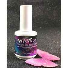 WAVE GLOW 5 SOAK OFF COLOR GEL POLISH GLOW IN THE DARK