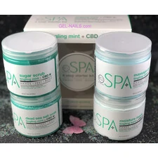 BCL SPA 4 STEPS PEDICURE - TINGLING MINT + CBD STARTER KIT