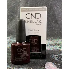 CND SHELLAC BLACK CHERRY GEL POLISH