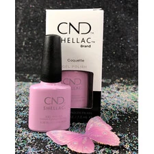 CND SHELLAC COQUETTE COLOR COAT GEL NAIL POLISH 7.3ML-0.25OZ