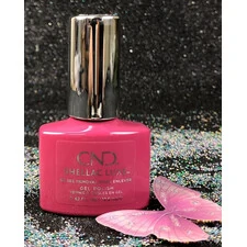 CND SHELLAC HOT POP PINK #121 LUXE GEL POLISH 92290
