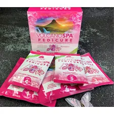 LA PALM VOLCANO PEDICURE 5 STEPS SPA IN A BOX WITH BUBBLING & FIZZING ROMANCE
