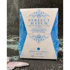 LECHAT BLUE-TIFUL SMILE PMS258 PERFECT MATCH GEL POLISH & NAIL LACQUER