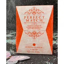 LECHAT ORANGE INFUSION PMS254 PERFECT MATCH GEL POLISH & NAIL LACQUER