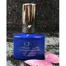 CND SHELLAC BLUE EYESHADOW #238 LUXE GEL POLISH 92313