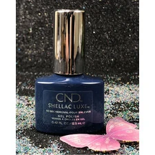 CND SHELLAC WINTER NIGHTS #257 LUXE GEL POLISH 92314