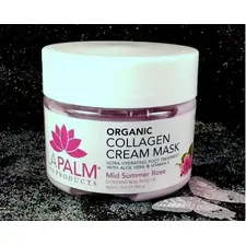 LA PALM SPA PRODUCTS - ORGANIC COLLAGEN CREAM MASK - MID SUMMER ROSE 12OZ-340G