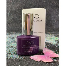 CND SHELLAC ETERNAL MIDNIGHT #254 LUXE GEL POLISH 92309