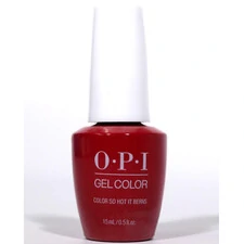 OPI COLOR SO HOT IT BERNS GCZ13 GEL COLOR NEW LOOK