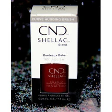 CND SHELLAC - BORDEAUX BABE UV GEL NAIL POLISH